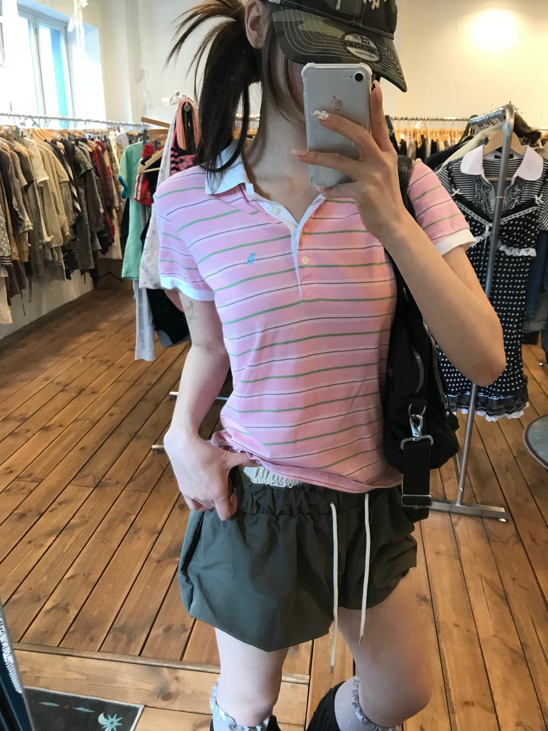 아베크롬비 핑크 단가라 카라티 상품이미지5
