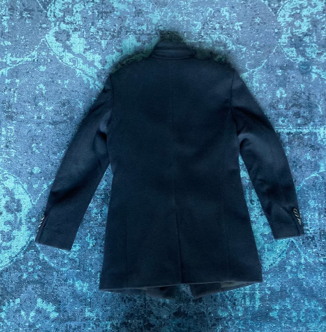 타임옴므 울 캐시미어 블렌디드 코트 자켓 (Navy) 상품이미지8