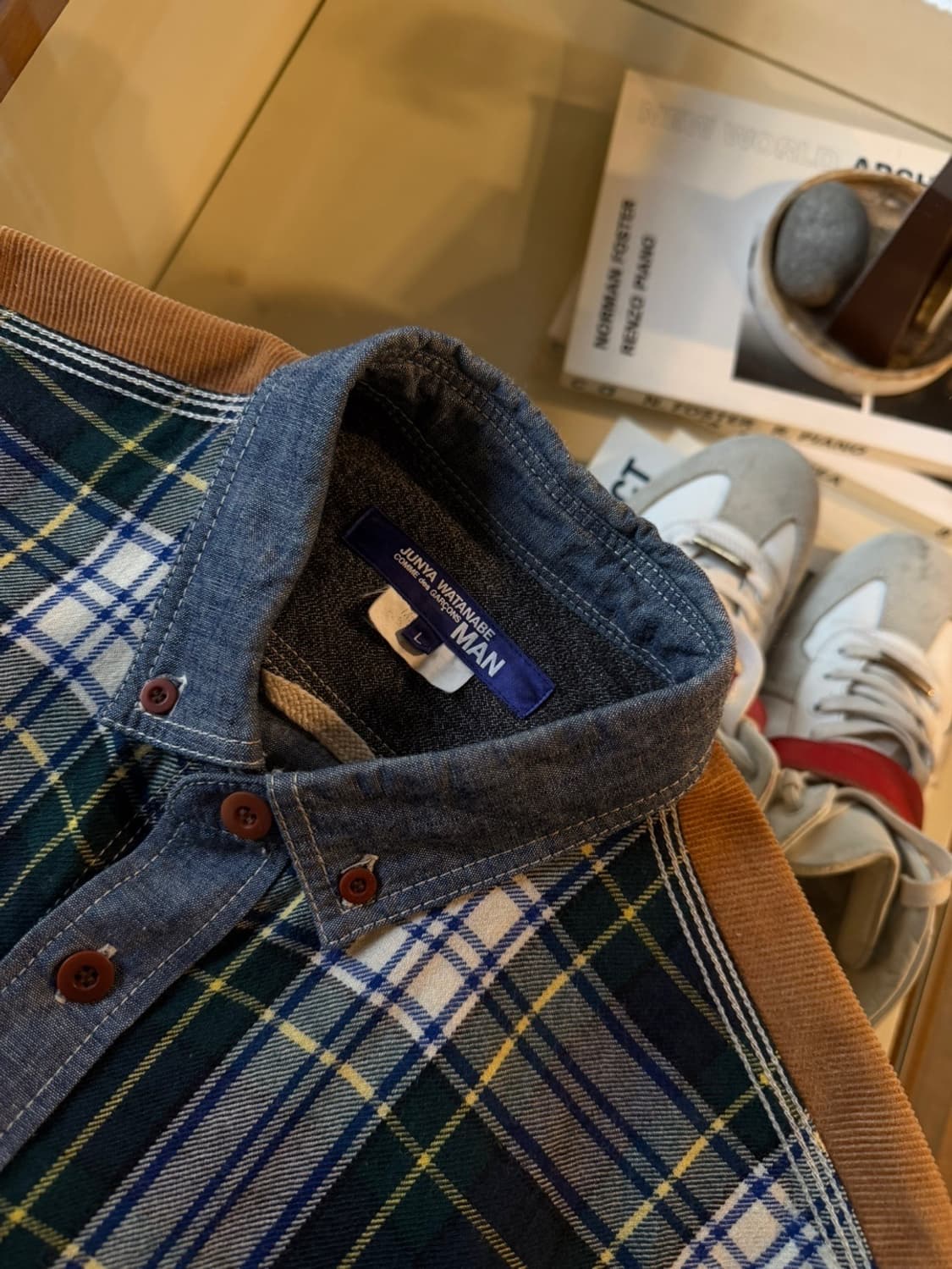 준야 와타나베 꼼데가르송 워크셔츠 슬림100 상품이미지9