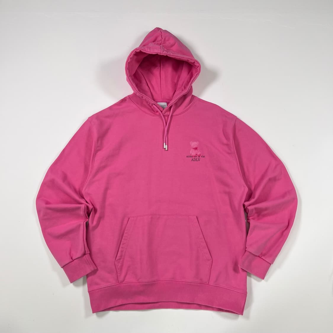 ADLV 핑크 베어 후드티 상품이미지1