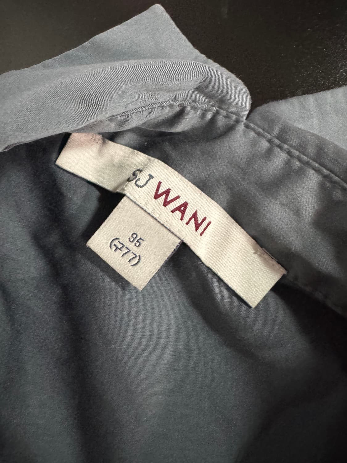 SJ WANI 손정완 포켓 블라우스 셔츠 빈티지 그레이 상품이미지3