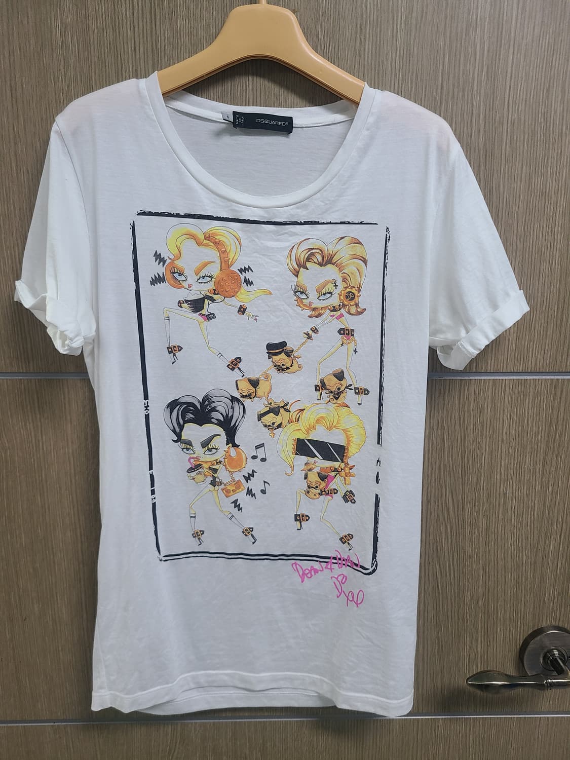 Dsquared2 화이트 반팔 티셔츠 상품이미지1