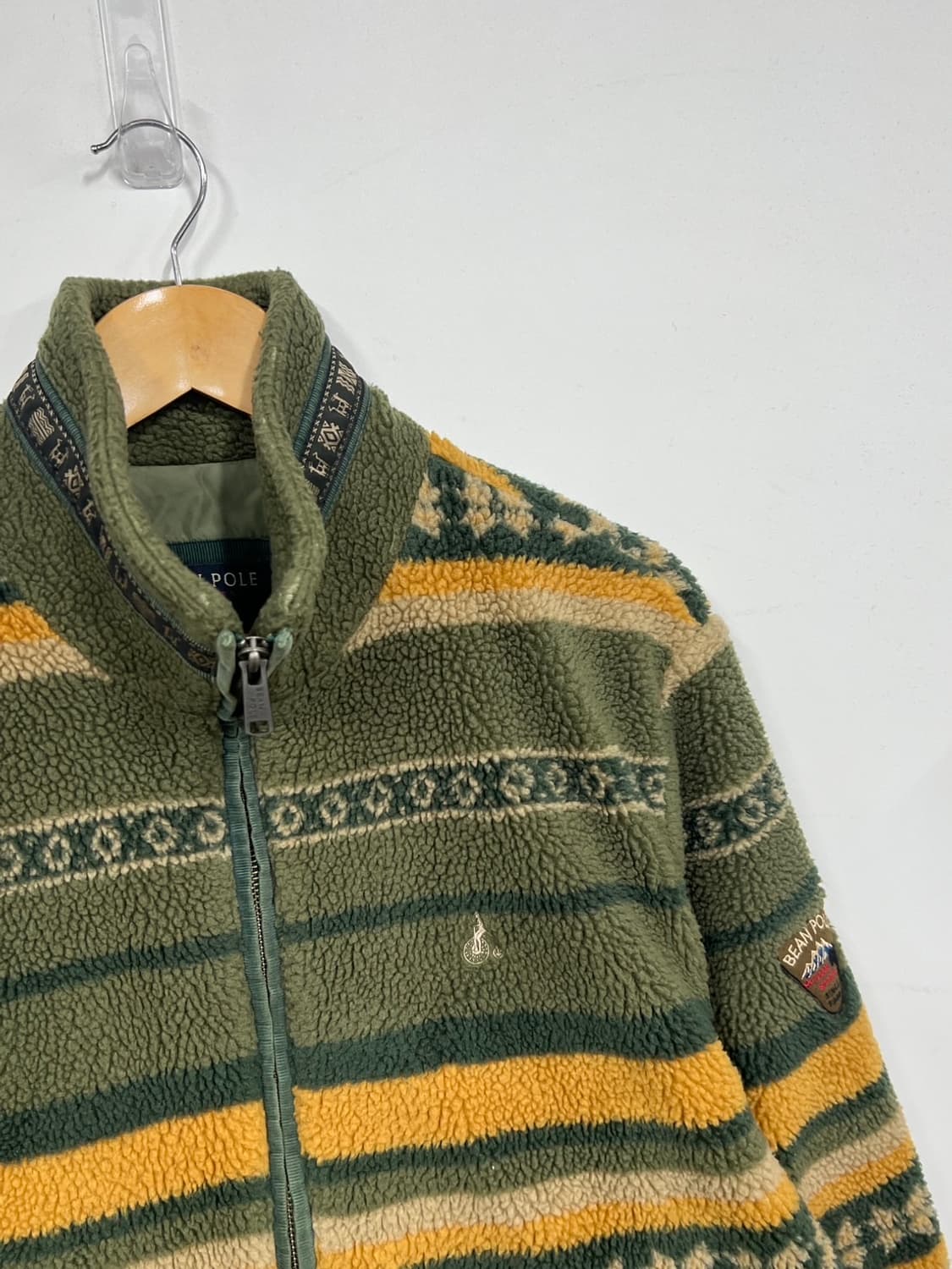 빈폴 빈티지 노르딕 패턴 후리스 집업 상품이미지2