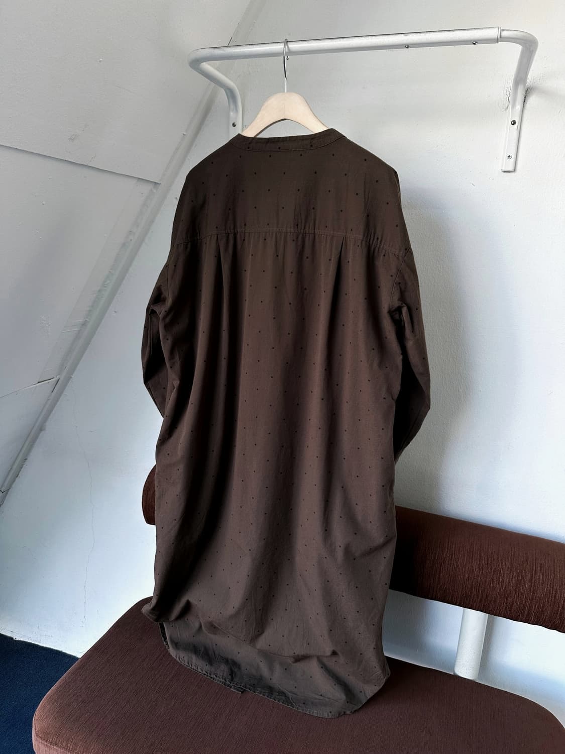 Polka dots pattern cotton linen onepiece 상품이미지5