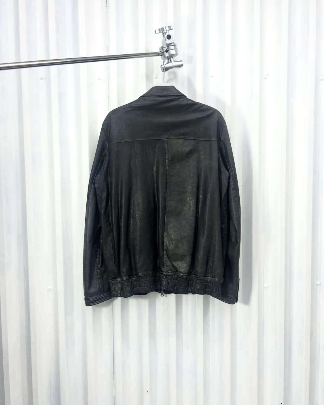 90s Hugo Boss lambskin multi-zip 상품이미지4
