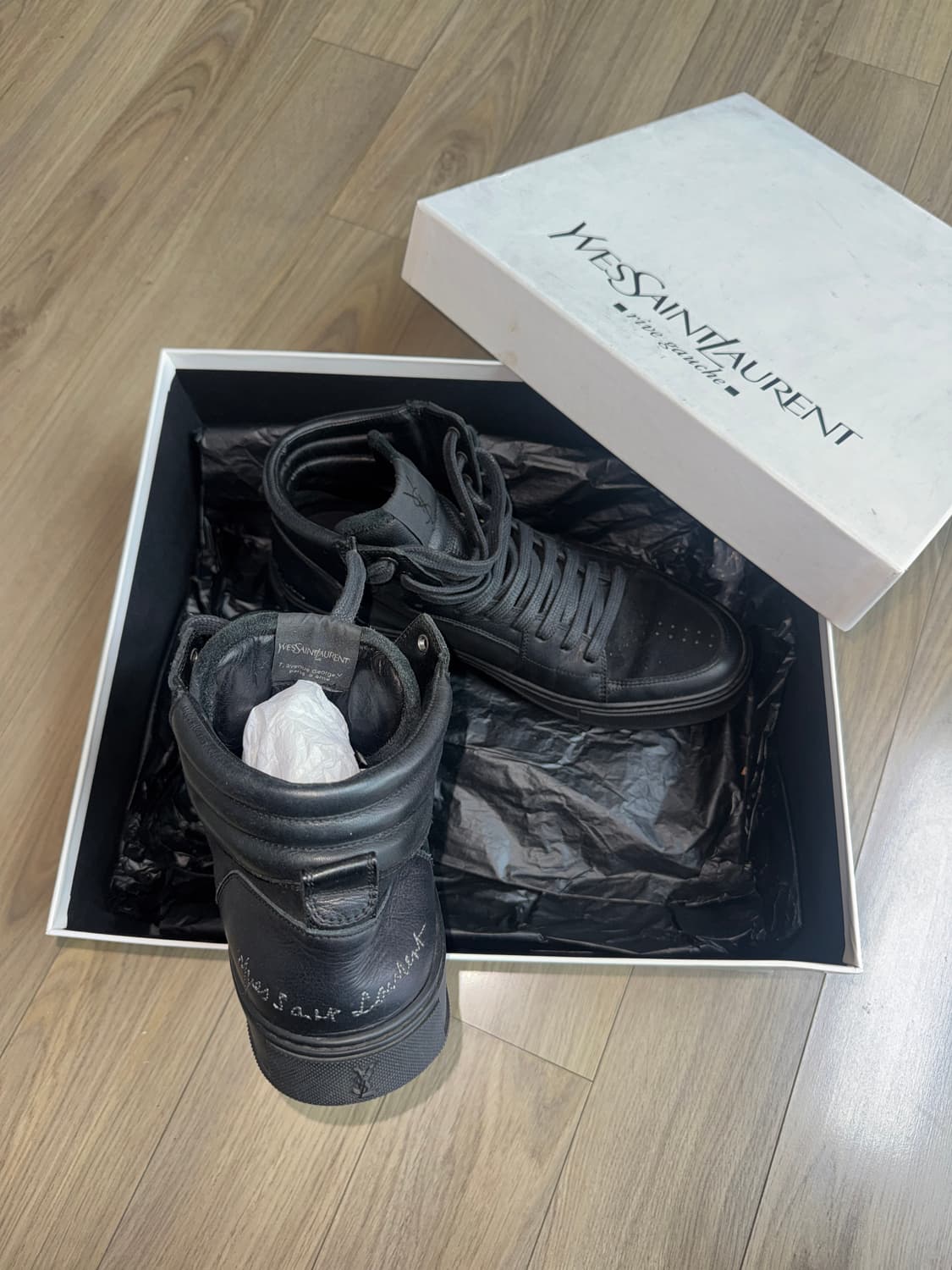 입생로랑 하이탑 가죽 스니커즈 270 상품이미지2