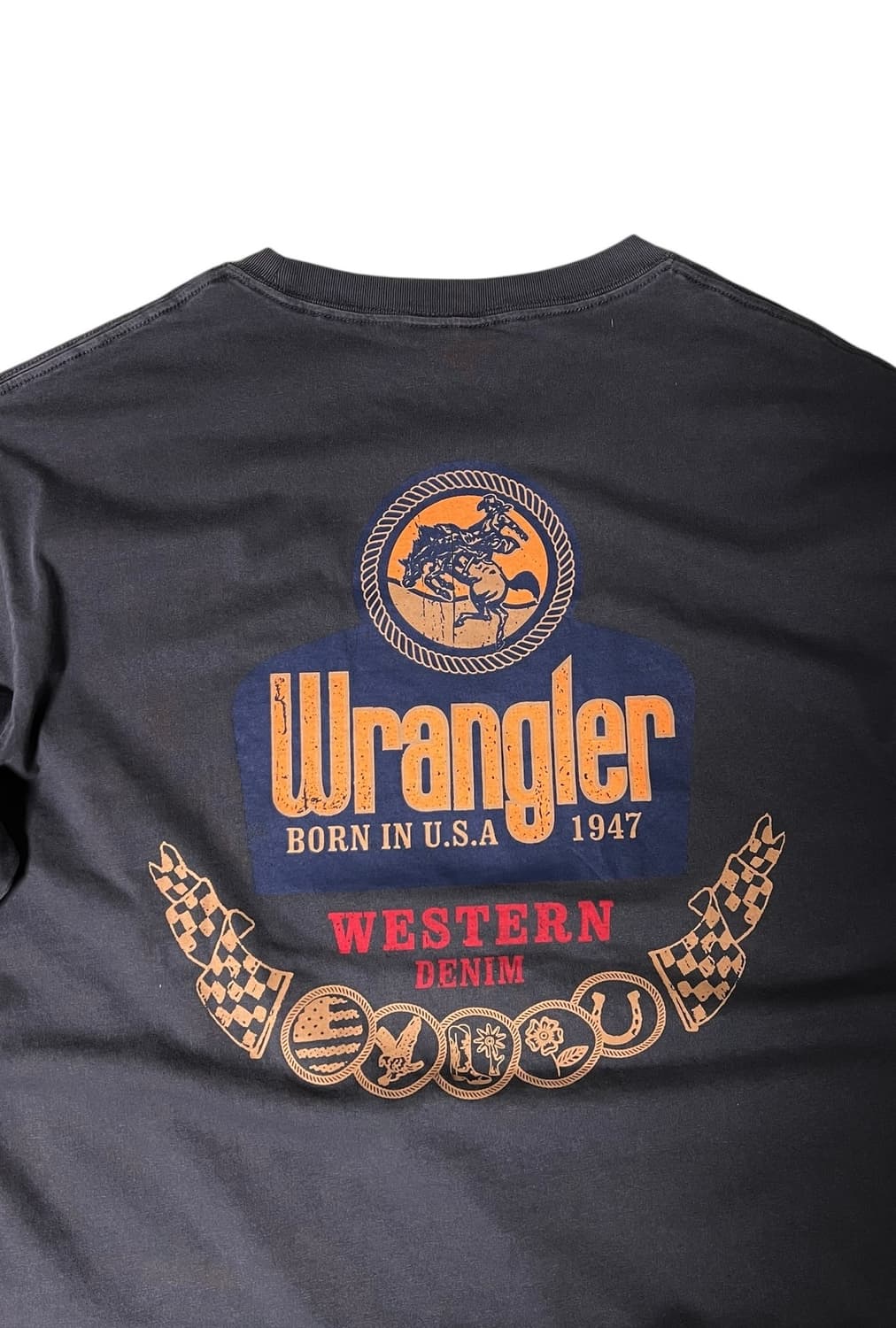(새상품) Wrangler 랭글러 웨스턴 빈티지 반팔티 L 상품이미지4