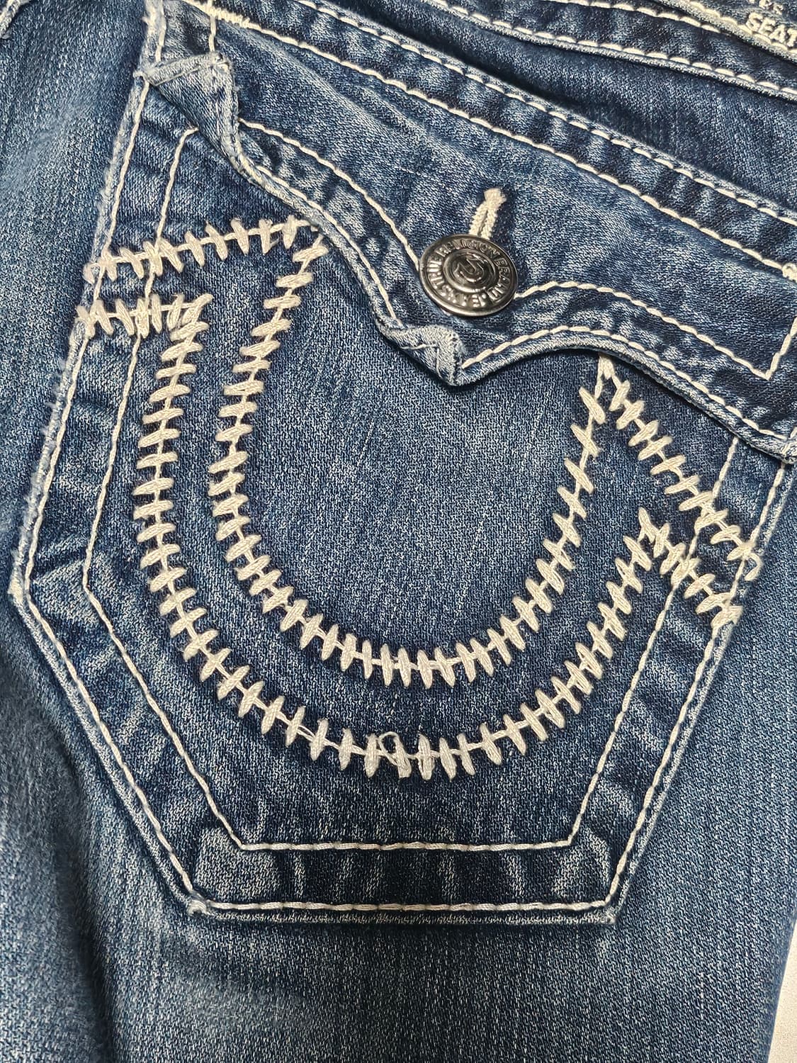 트루릴리젼 스트레이트 핏 데님 팬츠 32 상품이미지9