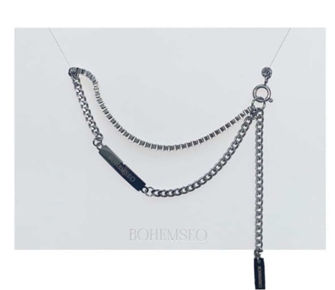 보헤미안서울 보헴서 레이어드 체인 목걸이 새상품 상품이미지1