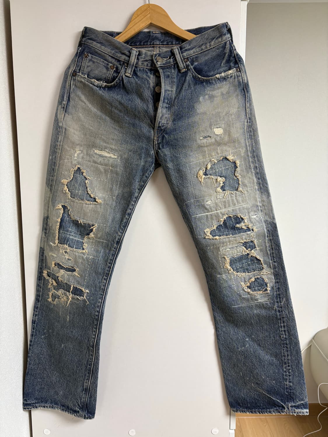 [31] 슈가케인 데미지 셀비지 47501 상품이미지1