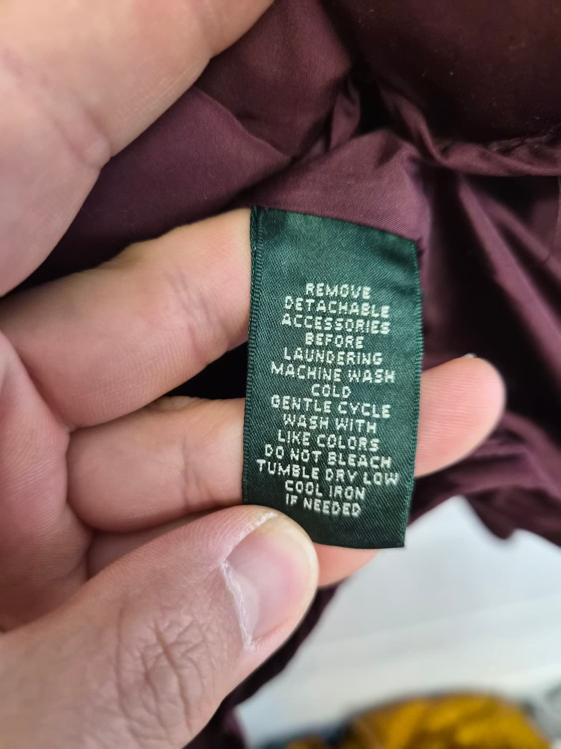 XS) LAUREN 랄프로렌 벨티드 패딩 팝니다 상품이미지5