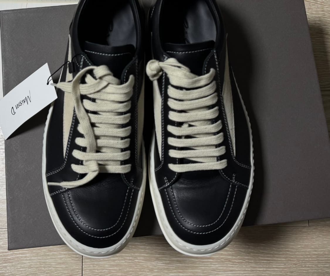 릭오웬스 / 릭반스 레더  40.5 사이즈 / 24fw 상품이미지1