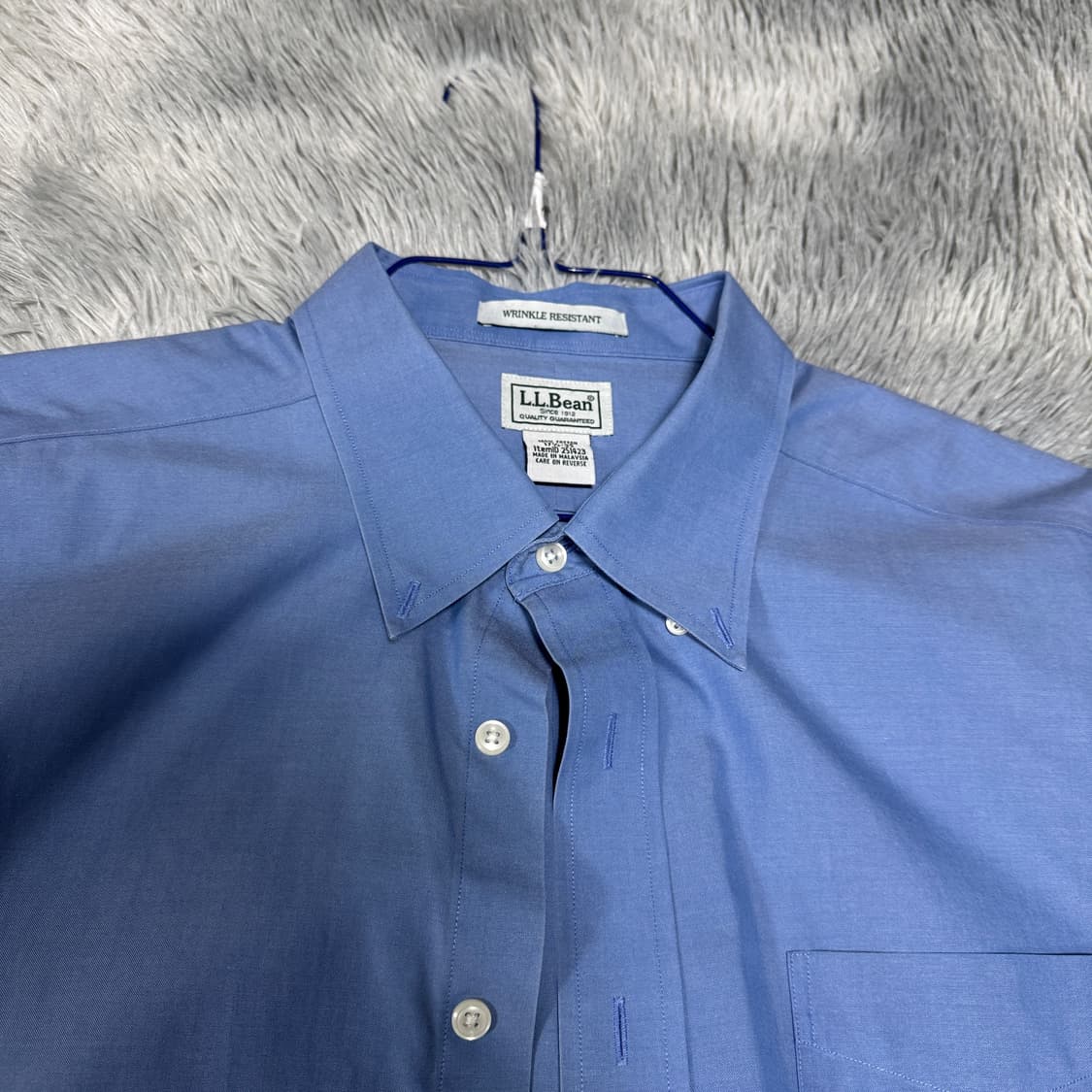 엘엘빈 블루셔츠 2XL사이즈 상품이미지2