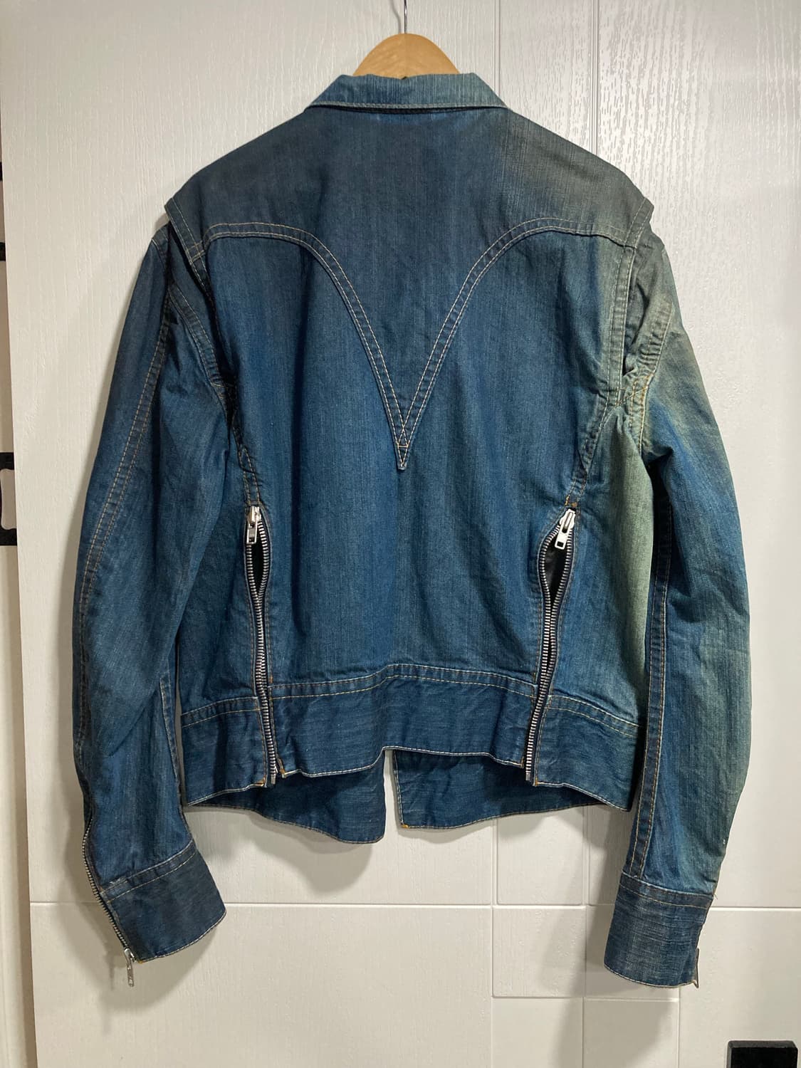 2003ss 리바이스 레드 멀티지퍼 데님 자켓 상품이미지8