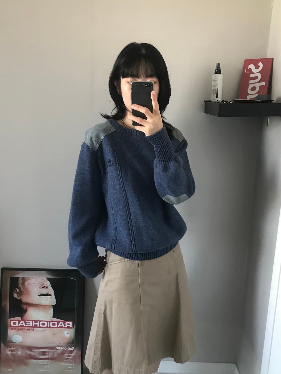 버버리 올드스쿨 90s 국내 라이센스 코만도 울100% 니트 상품이미지2