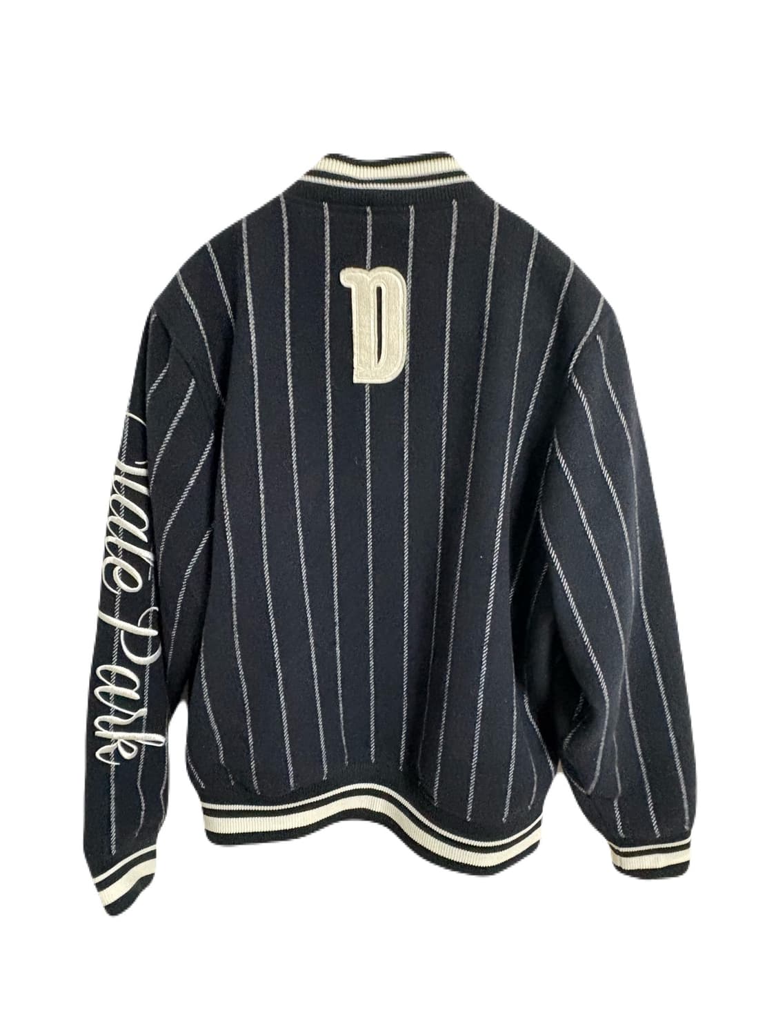 Zara 자라 스트라이프 바시티 자켓, 야구 점퍼 상품이미지3