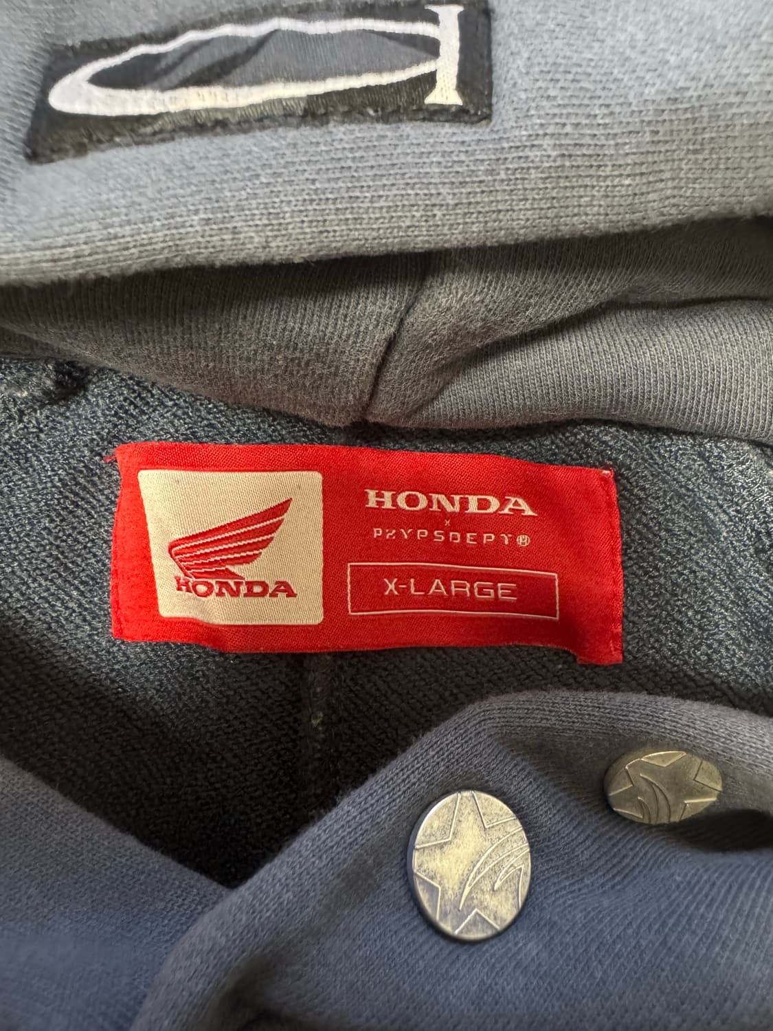 혼다 HONDA 빈티지 컷오프 후드티 상품이미지4