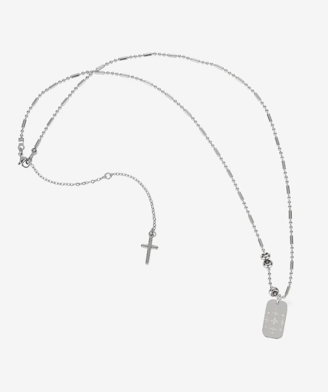 holy clover necklace-silver 상품이미지1