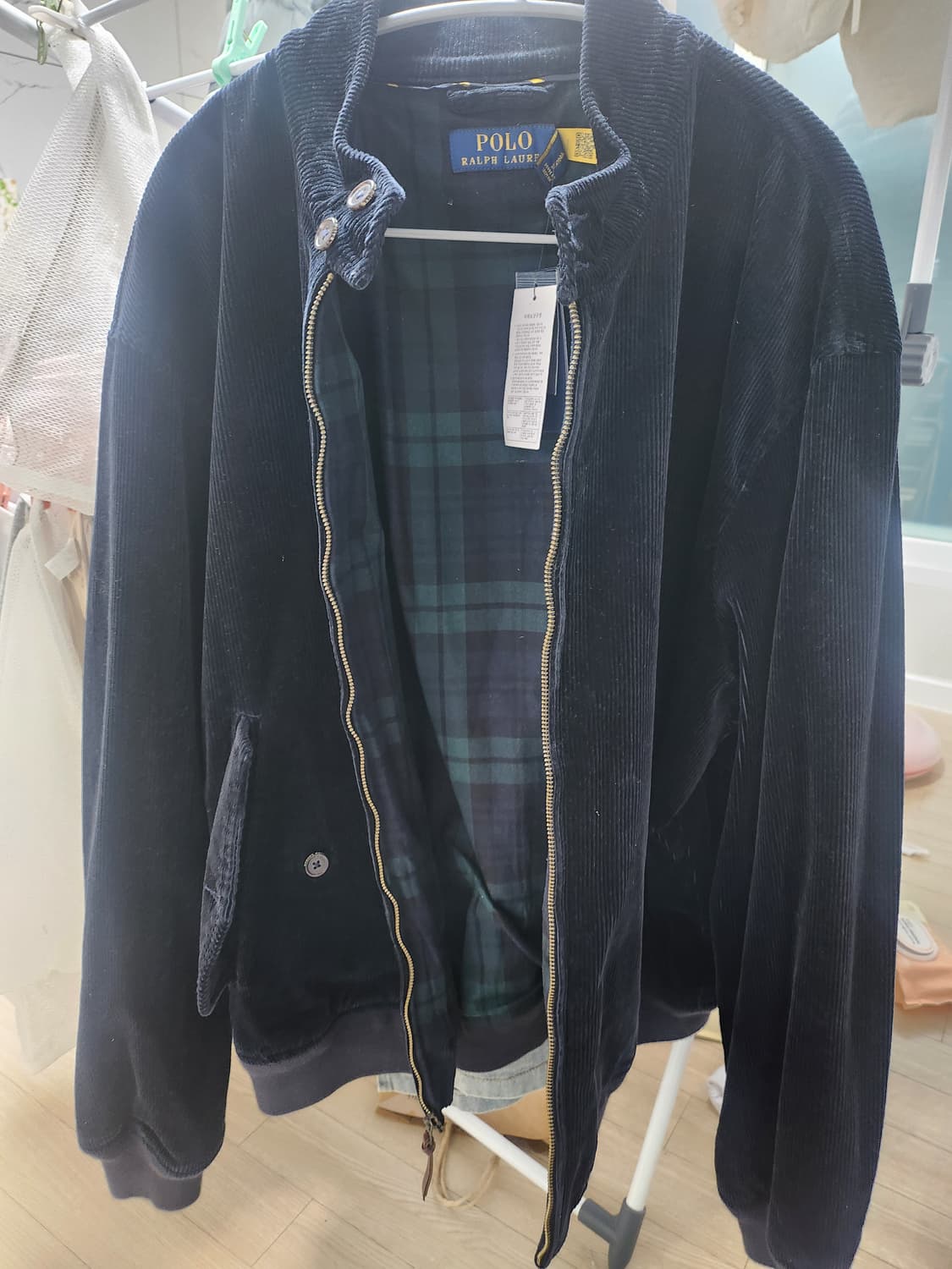 폴로 바라쿠다 코듀로이 네이비 XL 새상품 정품 상품이미지1