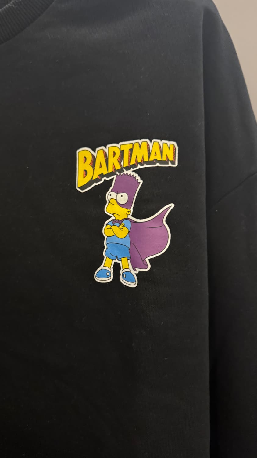 새상품) 더 심슨 맨투맨 L 상품이미지2