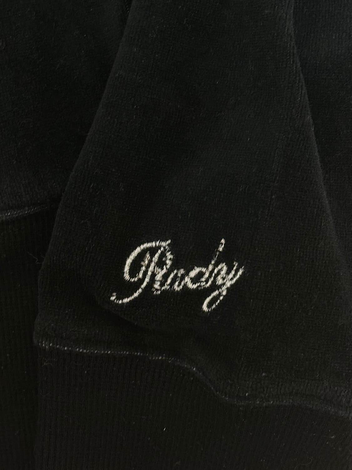 라디, 쥬시꾸뛰르 슬림핏 벨벳 후드집업 갸루 상품이미지6