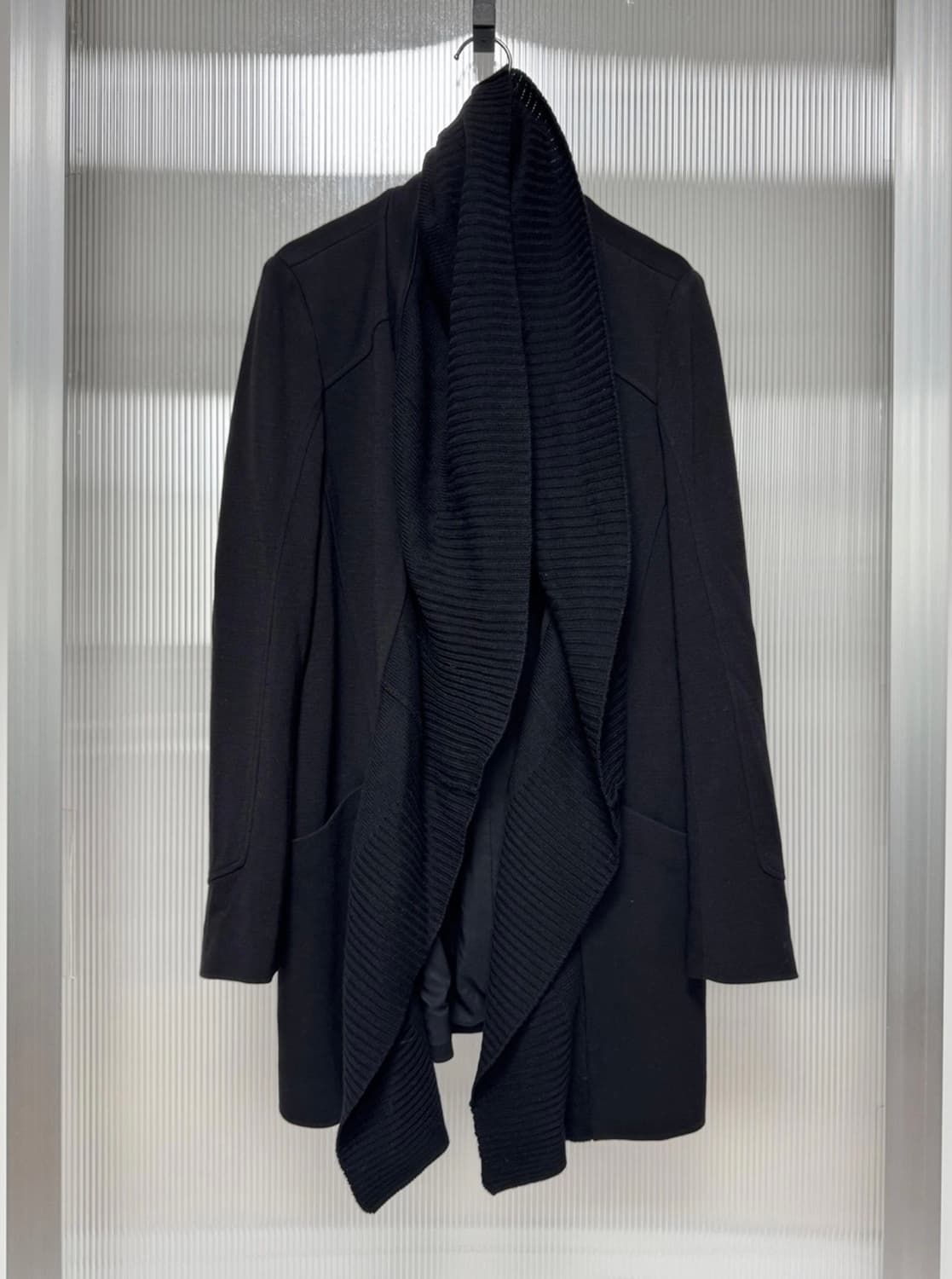 Demoo 데무 드레이프 가디건 유니섹스 아카이브하이엔드요지헬무트랭맛 상품이미지4