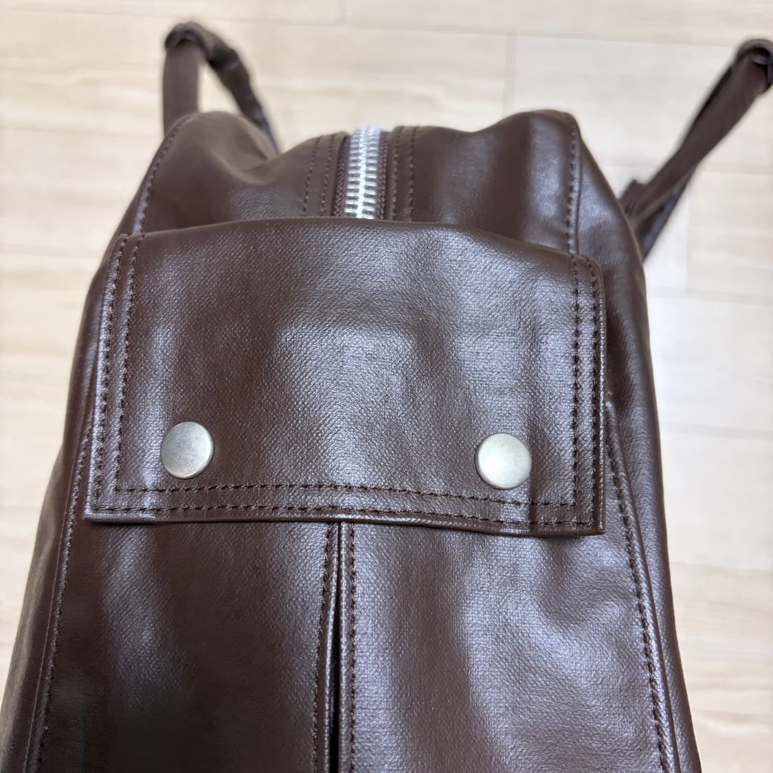 요시다포터 porter 프리스타일 보스턴백 브라운 (미사용에 가까움) 상품이미지4