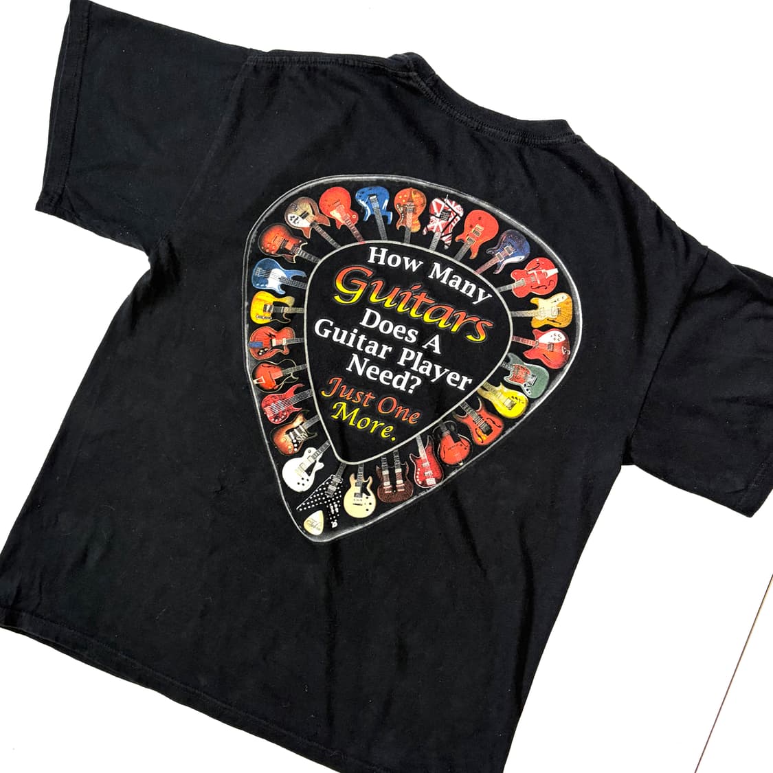 블랙 빈티지 기타 반팔 M 상품이미지4
