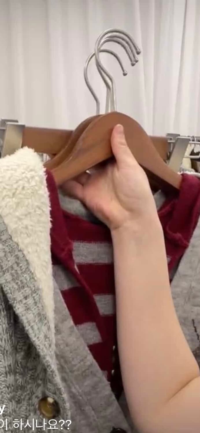 아가일 니트세트 상품이미지1