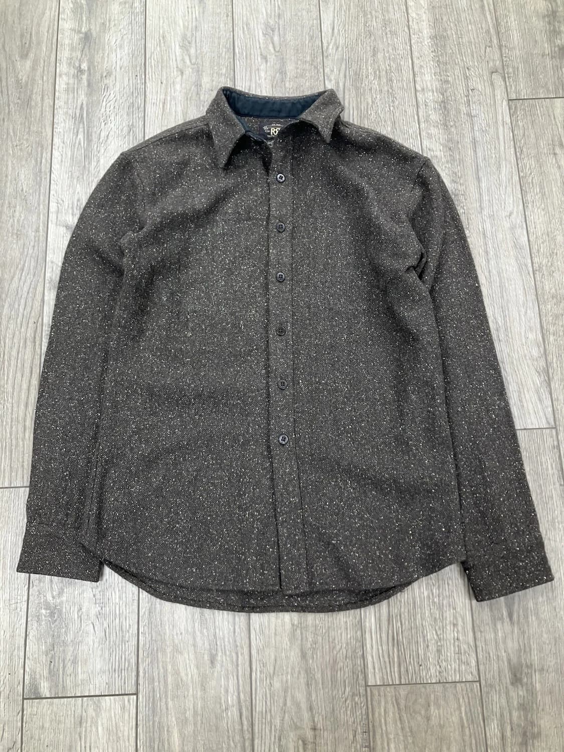 RRL 더블알엘 울 트윌 버튼 업 워크 셔츠 상품이미지1