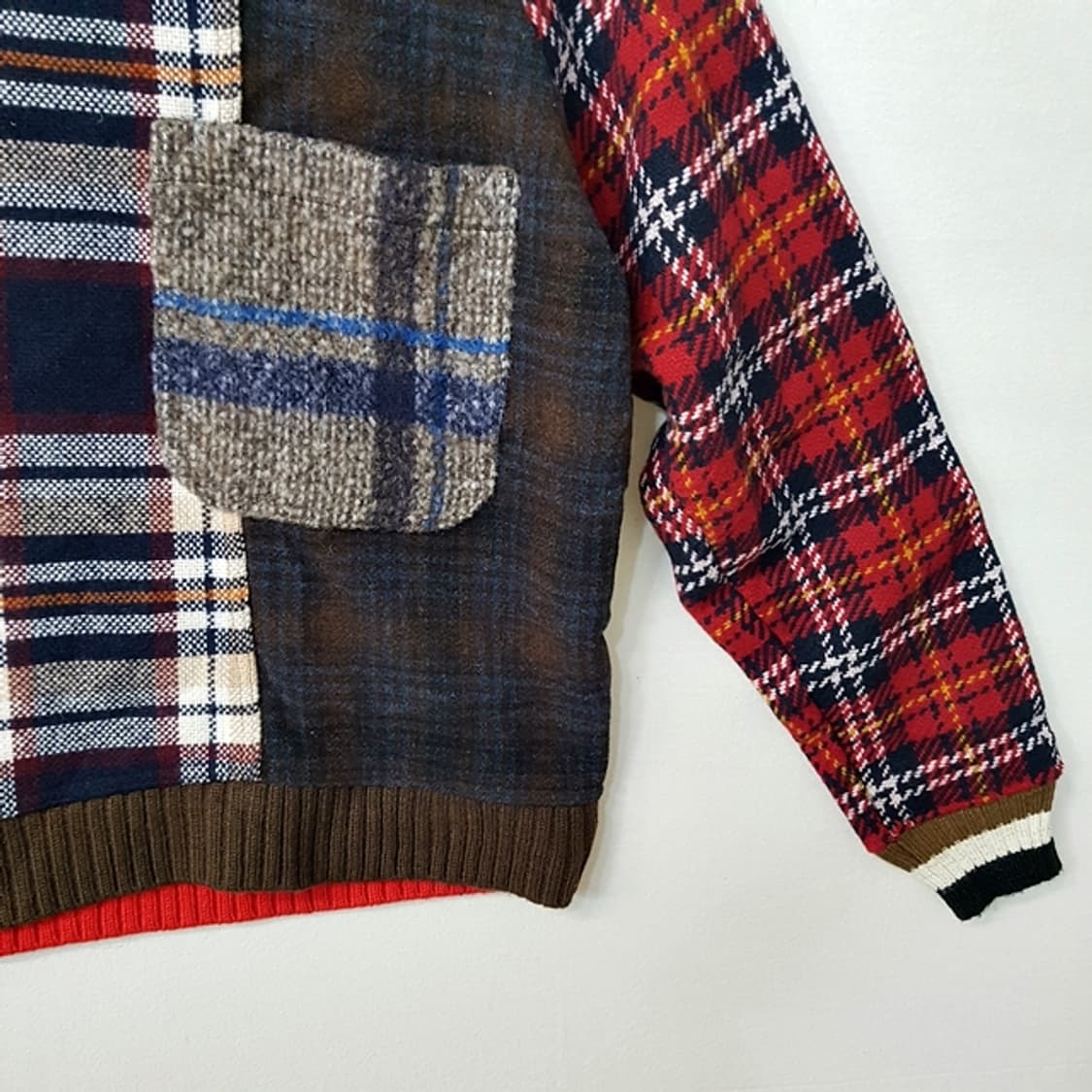 Desigual 데시구알 울 패치워크 맨투맨 상품이미지2