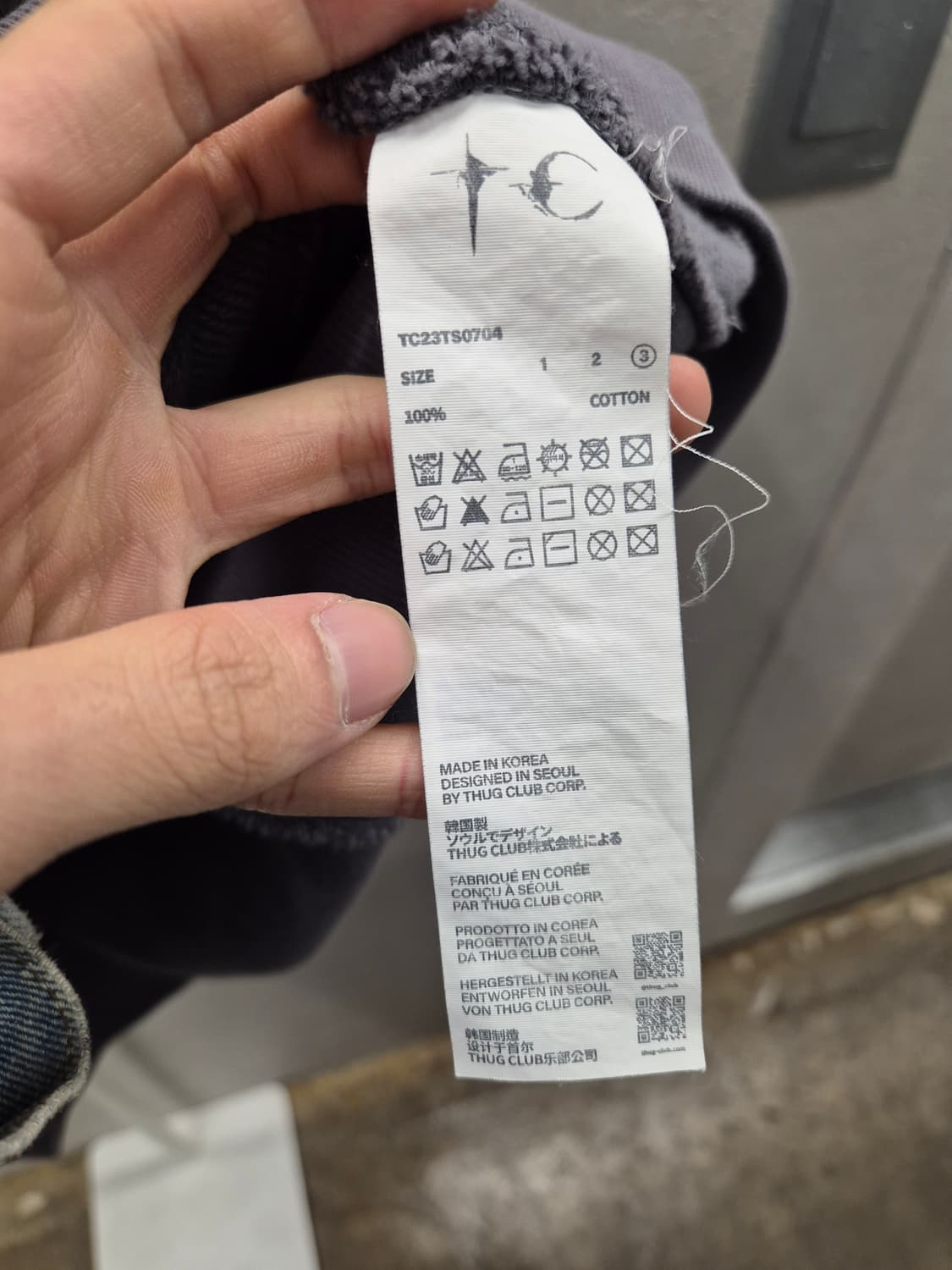 떠그클럽 아머 후드 그레이 2사이즈 상품이미지6