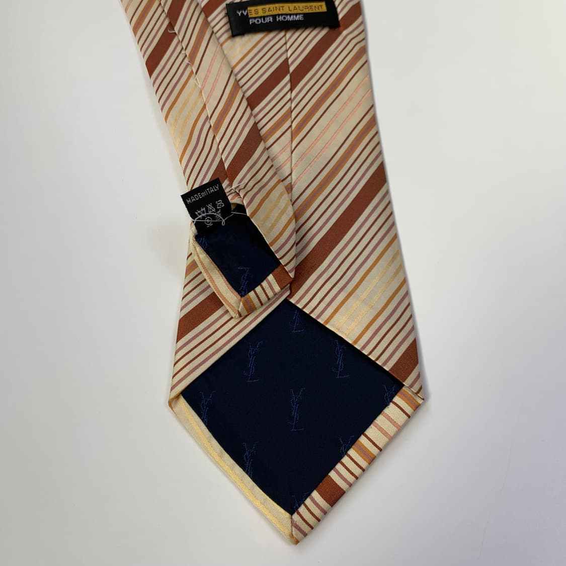 입생로랑(YSL) 스트라이프 넥타이 명품 100실크 A+등급 상품이미지6