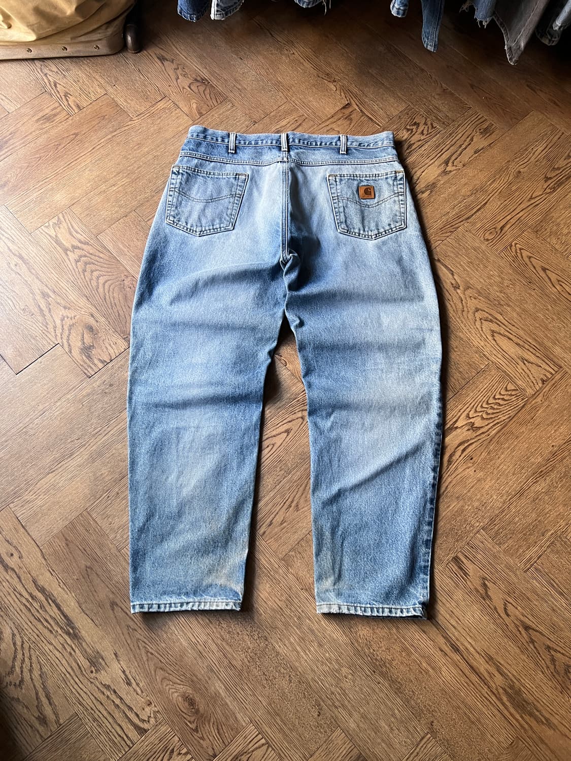 [38]칼하트 USA 디스트로이드 워크 데님 팬츠 상품이미지2