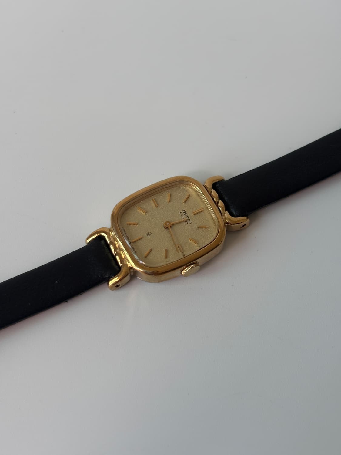 1980s Gold Square Ladies Quartz 상품이미지3