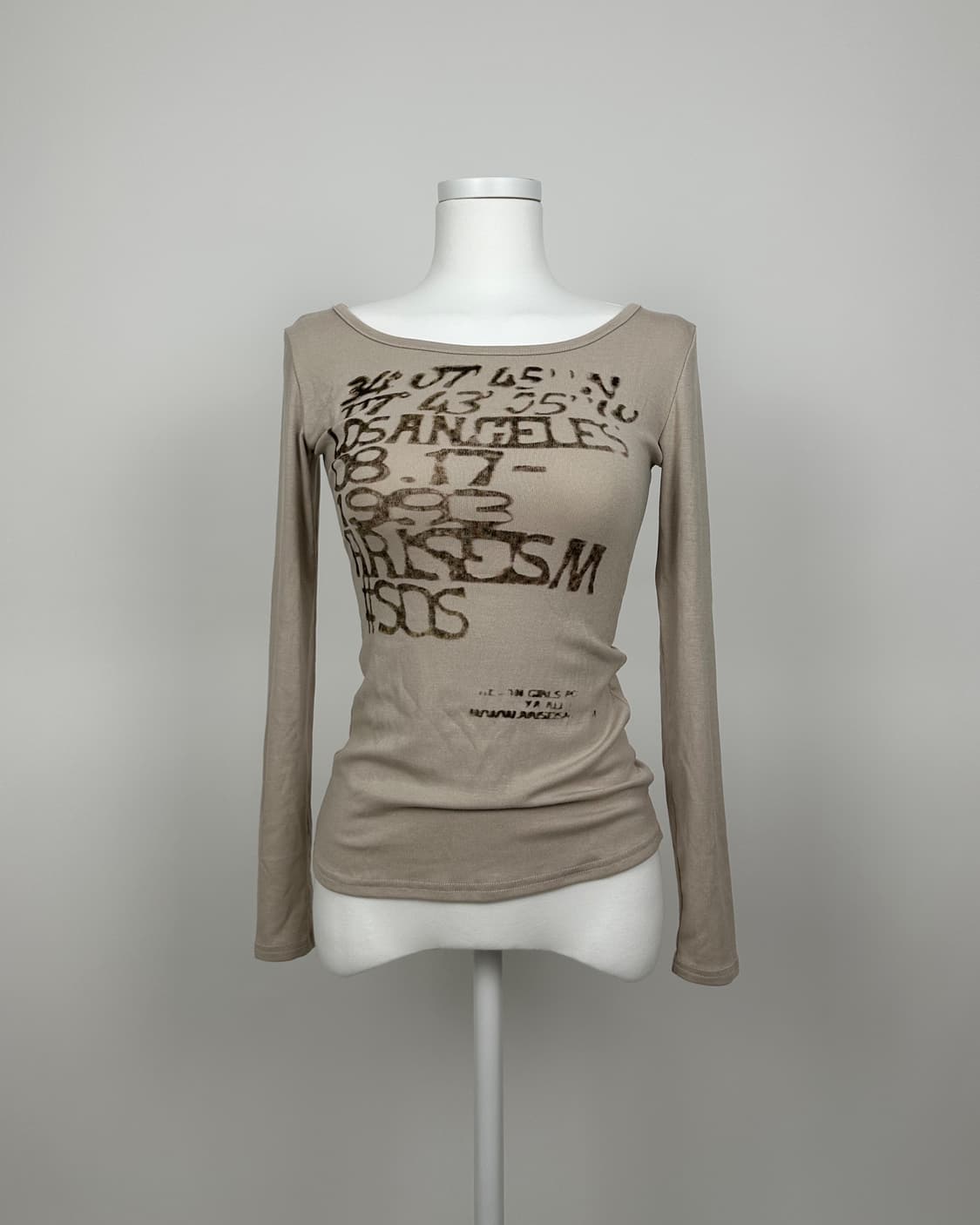 레터링 빈티지 긴팔티 상품이미지4