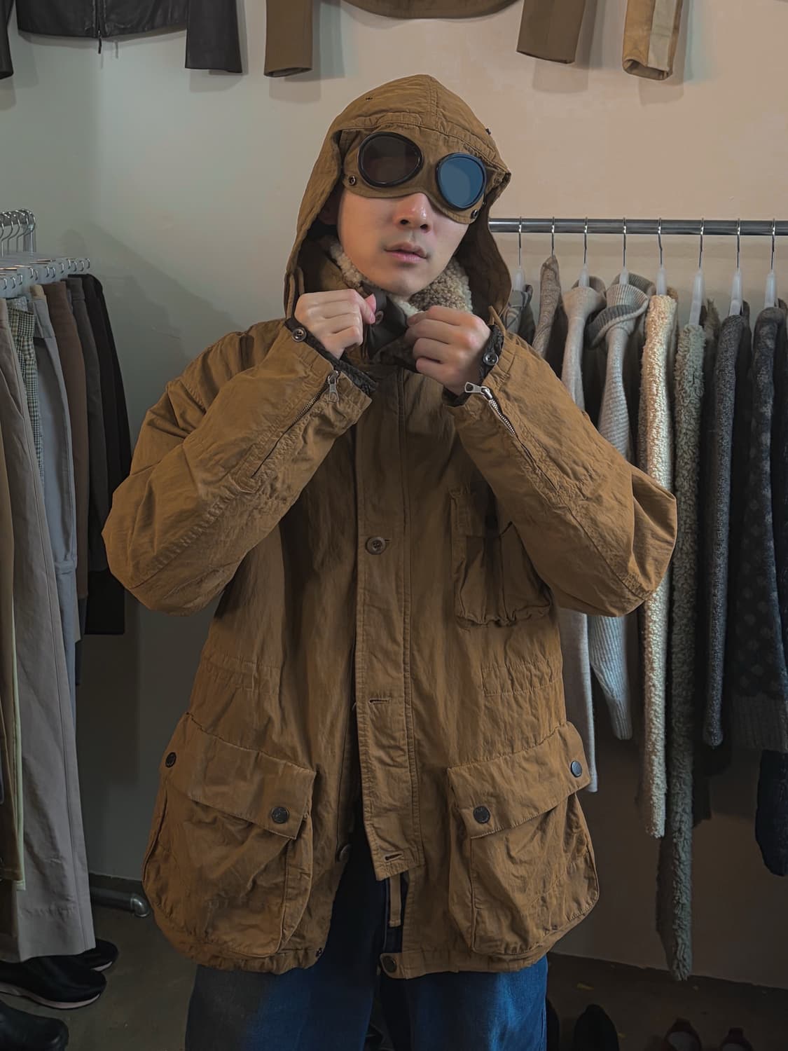 [L]00s CP컴퍼니 밀레 밀리아 고글 라이너 자켓 아카이브 상품이미지2