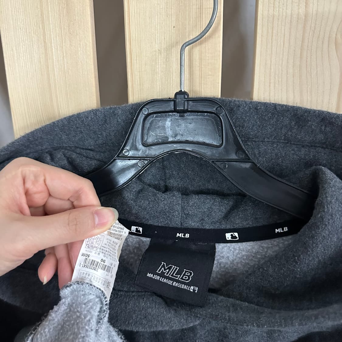 (L) MLB 쿠퍼스타운 차콜 후드티 상품이미지5