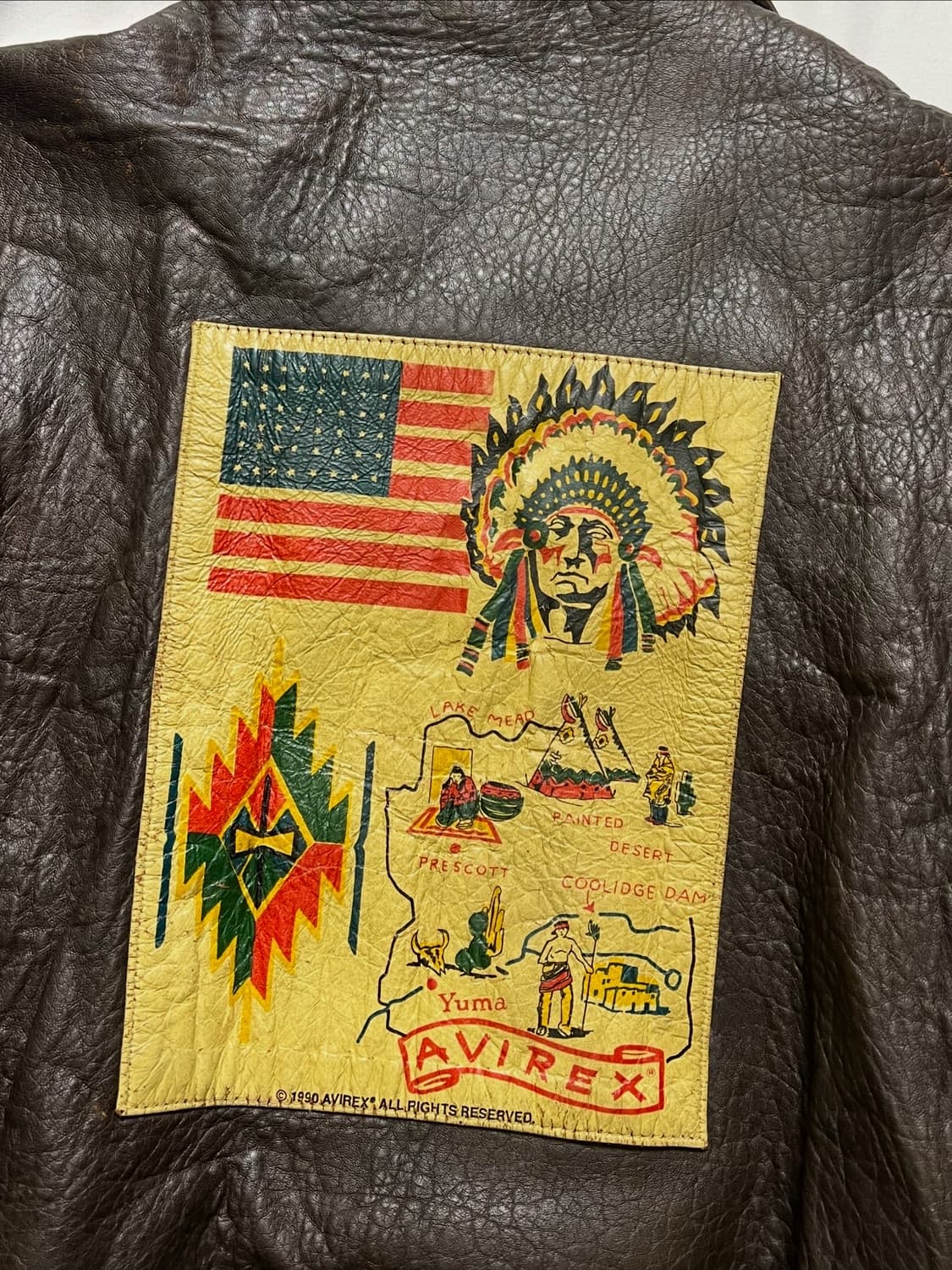 아비렉스 G-1 웨스턴 가죽자켓 상품이미지7