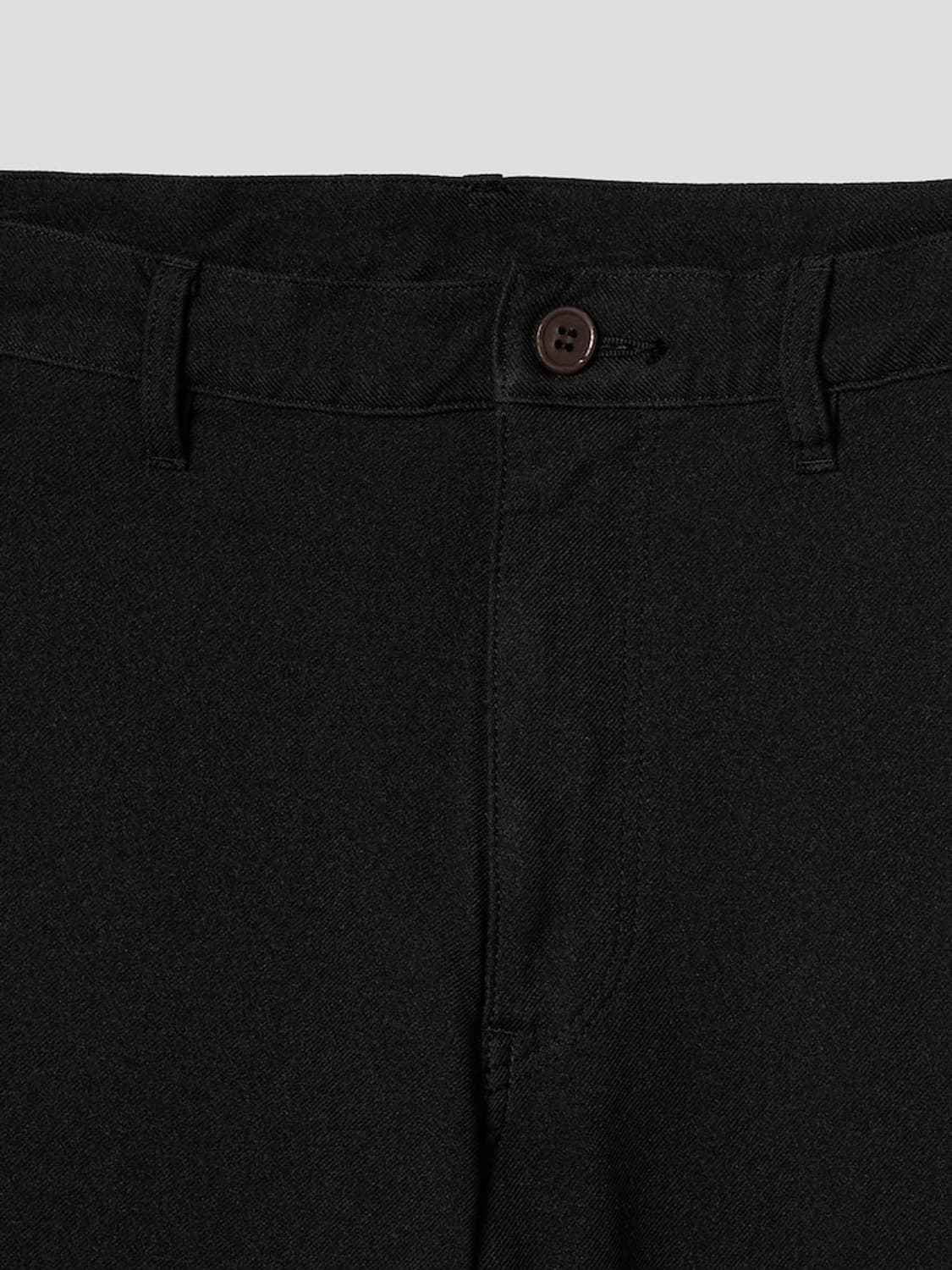 블랙 꼼데가르송 지퍼 팬츠 XL 34 상품이미지3