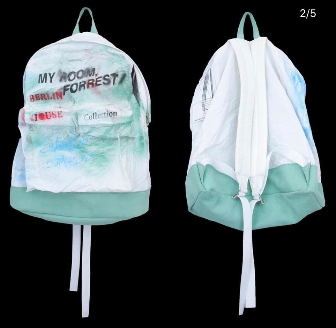 더뮤지엄비지터 스프레이 백팩 초기 디자인 상품이미지2