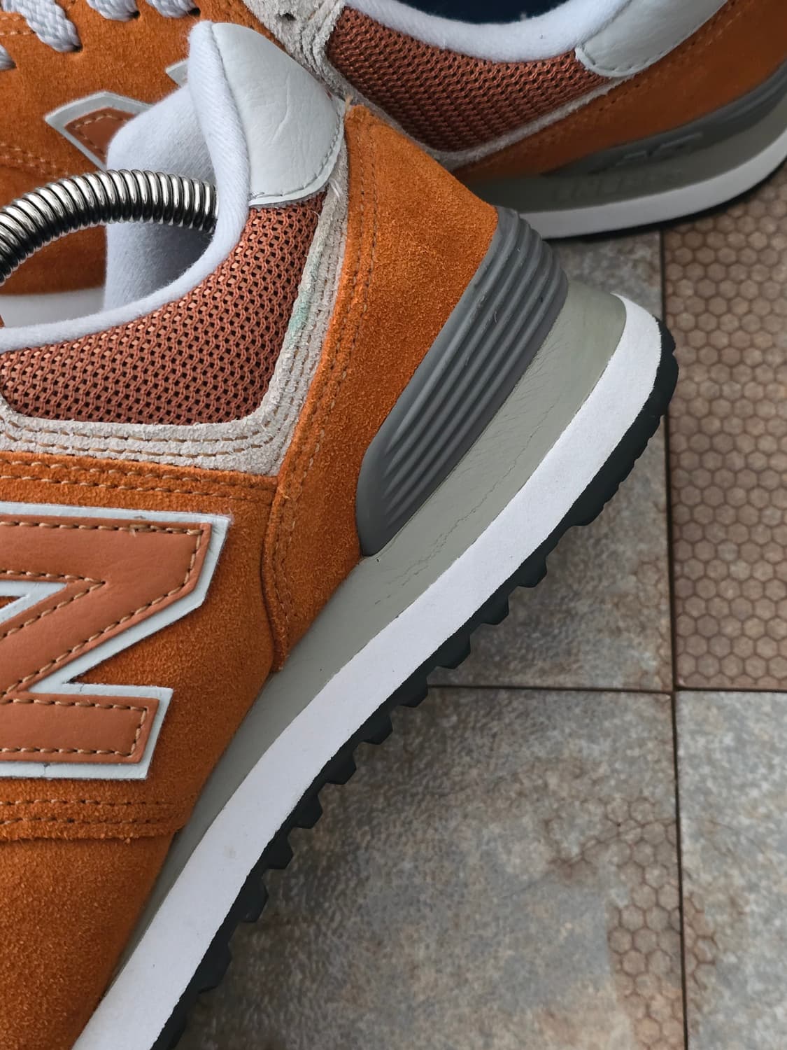 (240)뉴발란스 574 오렌지 상품이미지6