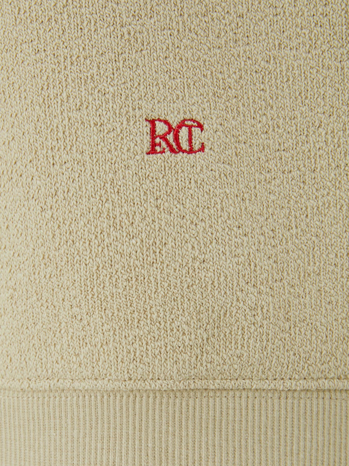 렉토 RC 로고 맨투맨 스웻 셔츠 베이지 상품이미지4