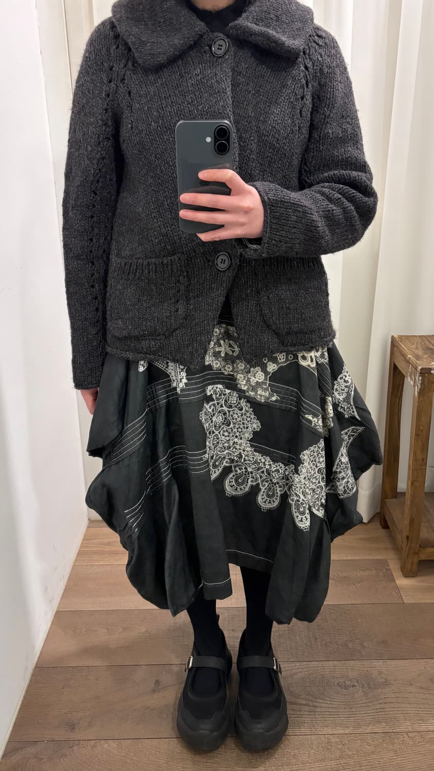 Ethnic Pattern Ruffle Transformed Skirt  상품이미지10