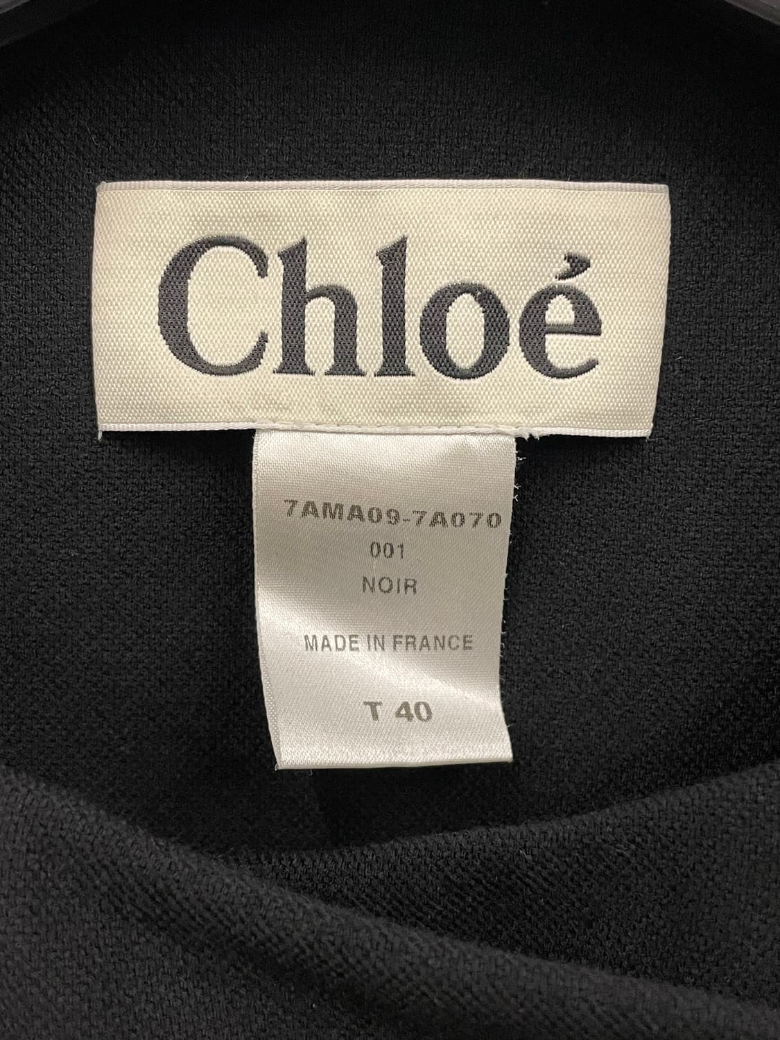 Chloé 끌로에 블랙 더블 버튼 자켓 40 상품이미지4