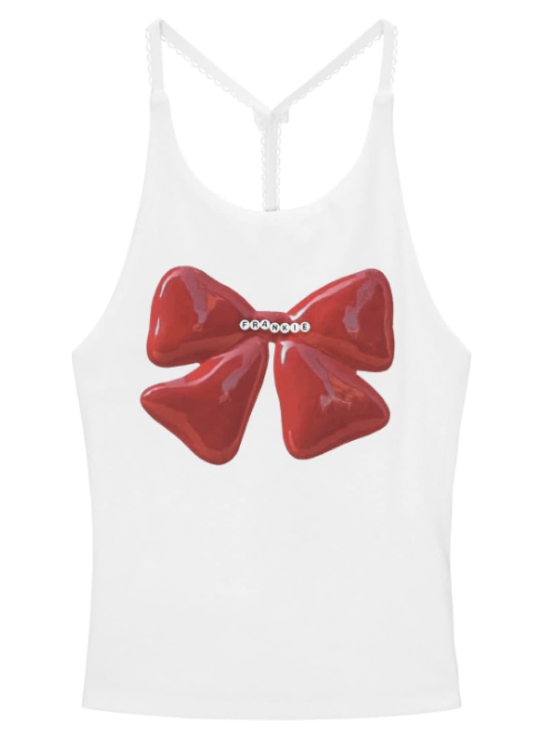 HIGHTIDE FRANKIE 화이트 탱크탑 판매 상품이미지1