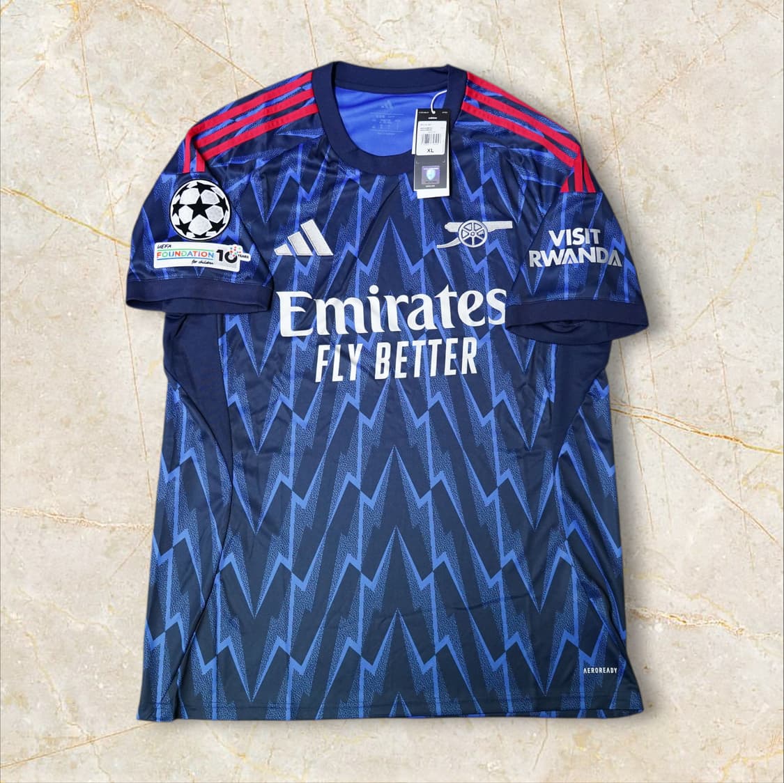 [국내 XL] 25/26 아스날 에제 챔스 어웨이 유니폼 상품이미지4