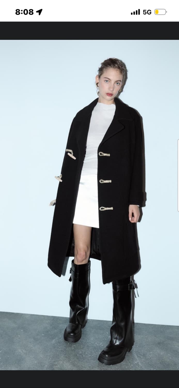 자라 니하이 버클 가터 부츠 상품이미지3