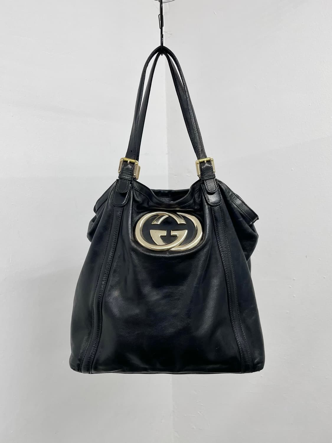 구찌 브릿 GG 인터로킹 금장 호보백  상품이미지1