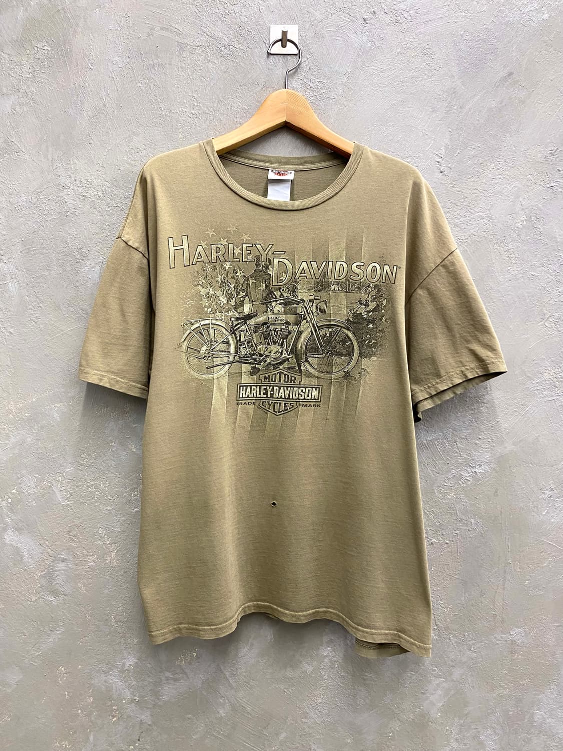 [XL] 할리 데이비슨 2017 빈티지 반팔 티셔츠 상품이미지1